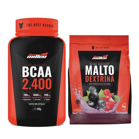 Bcaa C Psulas Maltodextrina Kg New Millen Bcaa