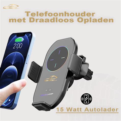 Magnetisch Draadloos Autolader Ventilatierooster Raam Dashboard