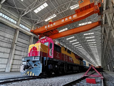 Xinjiang S Border Port Sees Surging China Europe Freight Trains New