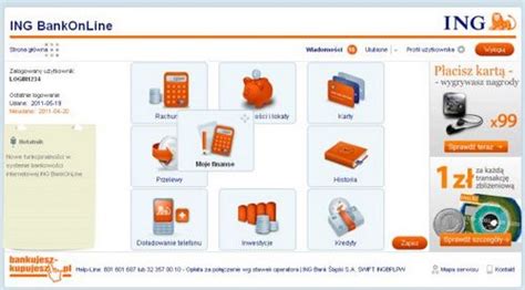 Ing Pos Ucha Klient W Poprawia Interfejs Bankowo Ci Internetowej