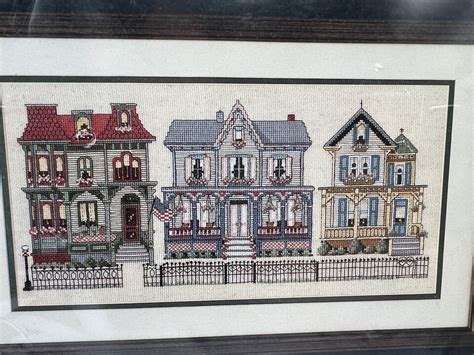 NEW BUCILLA 40035 VICTORIAN HOUSES COUNTED CROSS STITCH KIT EBay