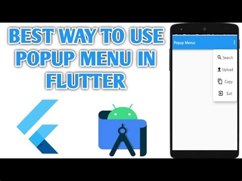 Popup Menu Button Flutter Settings Menu How To Create Popup Menu In