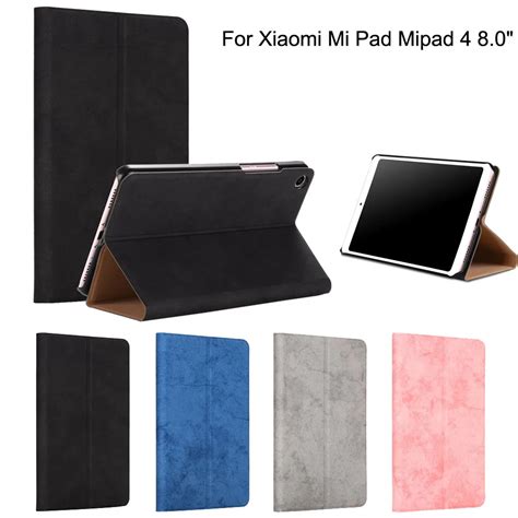 Tablet Case For Xiaomi Mi Pad 4 Protective Case Magnetic Smart Flip ...