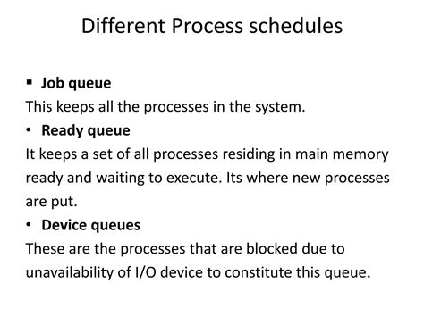 Operating System Process Pptx