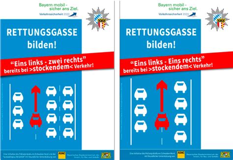 Rettungsgasse Hilft Leben Retten Kreisverkehrswacht Bayreuth E V