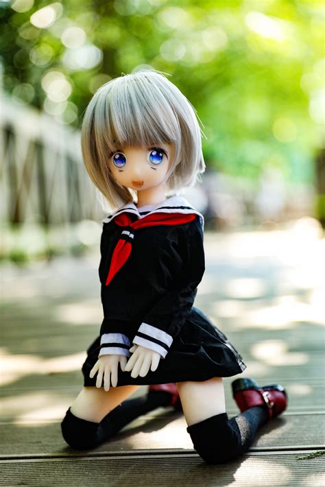 Monica 1ft3 40cm Short Hair Tiny Sex Doll Anime Figure NakeDoll