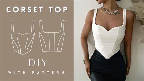 Diy Corset Top Sweetheart Bustier Tutorial How To Make A Corset Top Tutorial Artofit