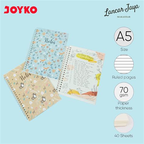 Jual Buku Catatan Bergaris Ruled Notebook Diary Agenda Joyko Nb