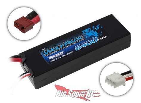 Reedy WolfPack 5400mAh 35C 2S 7 4V LiPo With T Plug Big Squid RC RC