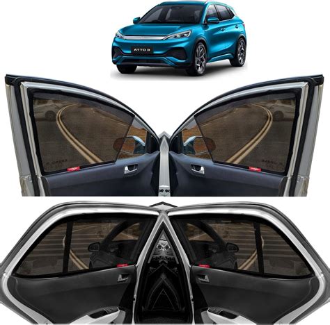 Kingsway Car Side Window Curtain Sun Shades Magnetic Compatible With