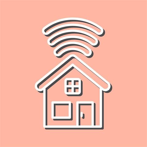 Icono De Vector De Casa Inteligente 20238494 Vector En Vecteezy
