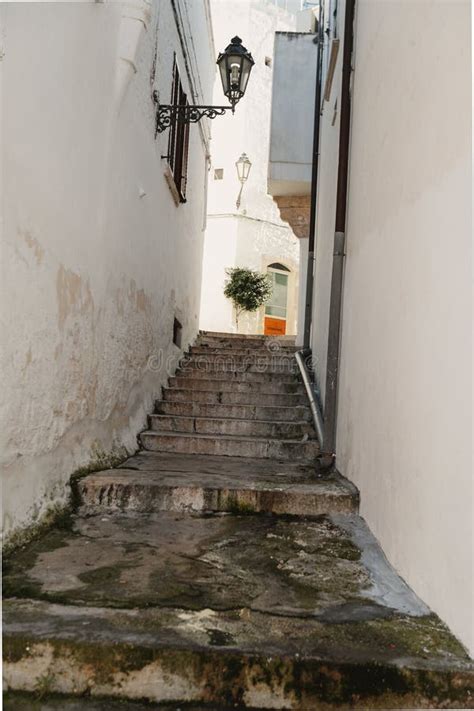 Beautiful Alleyway Staircase Stock Photo Image Of Urban Media 264921952