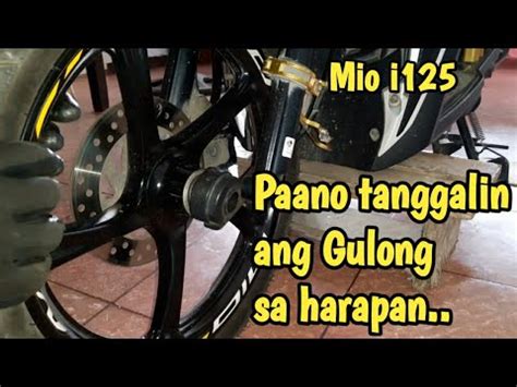 Paano Tanggalin Ang Gulong Sa Harap Ng Motor Mio I Front Tire