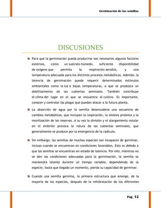 Germinaci N De Semillas Pdf