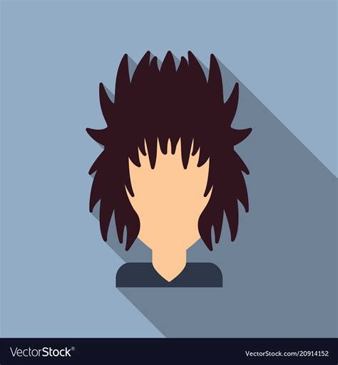 Face of a young beautiful woman with long hair Vector Image