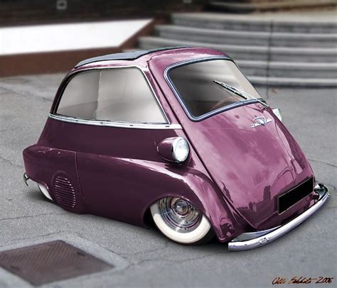 Kustom Cars Bmw Cars Bmw Isetta Bmw E46 Microcar Weird Cars Sweet