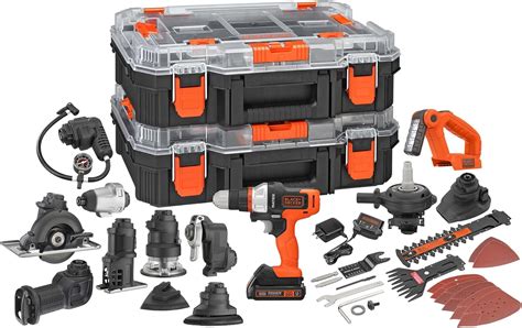 Black Decker Matrix V Max Cordless Tool Combo Kit With Storage