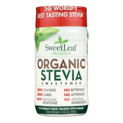 Sweet Leaf Sweetener Organic Stevia 32 Oz 716123128100 Ebay