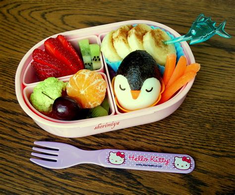 Happy Little Bento Penguin Egg Bento