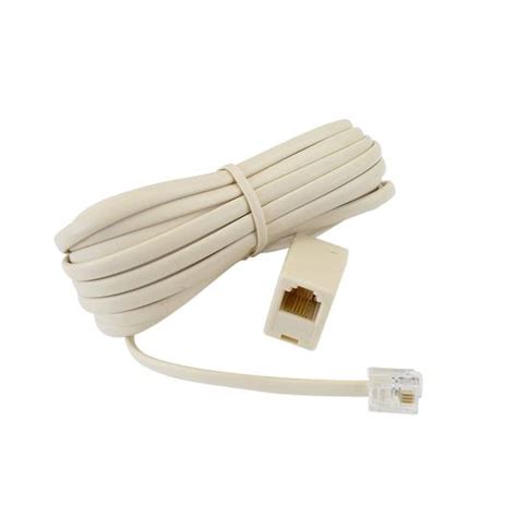 Male Female Telephone Cable Extender 45m Extension Cablematic