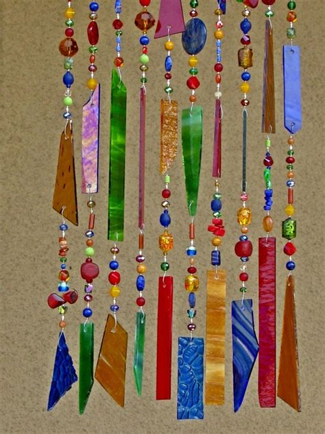 Windchime Suncatcher Stained Glass Wind Chime Glass Wind