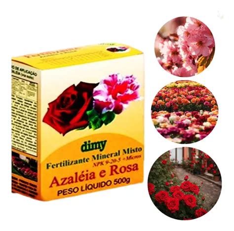 Fertilizante Mineral Misto 9 20 5 Azaléia E Rosa 500g Dimy MercadoLivre