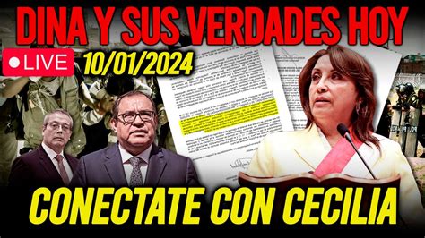 En Vivo Cecilia Garcia Comenta El Mal Gobierno De Dina Boluarte Y El