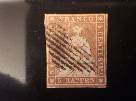 Switzerland 1854 Strubel 22Aa 22A1 Catawiki