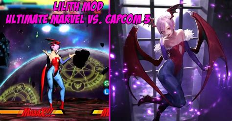 Darkstalkers Lilith Joins Ultimate Marvel Vs Capcom 3 With This Gorgeous Mod Complete With