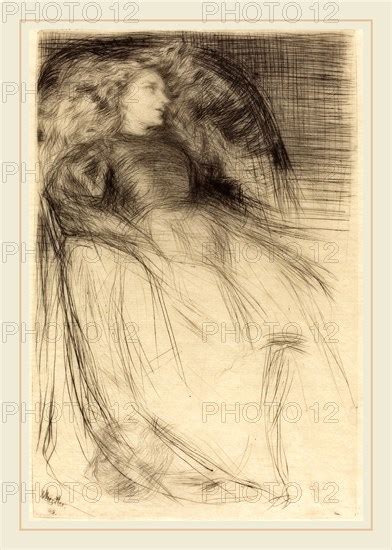 James McNeill Whistler American 1834 1903 Weary 1863 Drypoint On