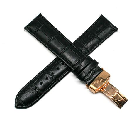 Buy Mm Alligator Grain Genuine Leather Watch Strap Band Long Black