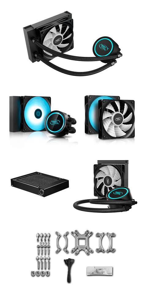 Buy Deepcool Gammaxx L V Aio Liquid Cpu Cooler Dp H Rf Gl V