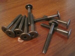 Flat Head Allen Hex Furniture Bolts New Bronze Finish Pack