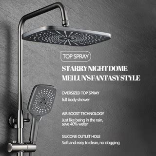 Shower Set Hot And Cold Rain Shower Set With Faucet Bathroom Gun Grey Shopee Philippines