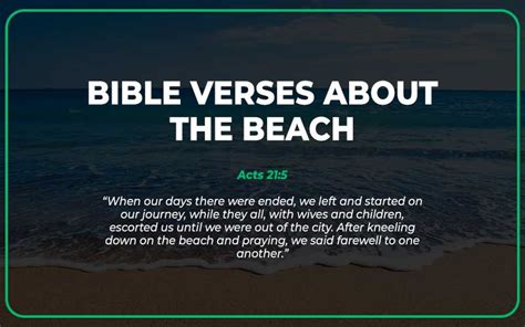 20 Bible Verses About The Beach With Commentary Scripture Savvy