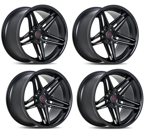 Ferrada Cm1 Wheels For C6 C7 Corvette Matte Black W Gloss Lip Surf