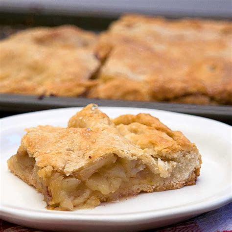 Apple Slab Pie Recipe Lanas Cooking