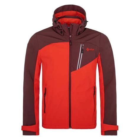 Kilpi Mens Ravio Softshell Jacket Red Sportpursuit