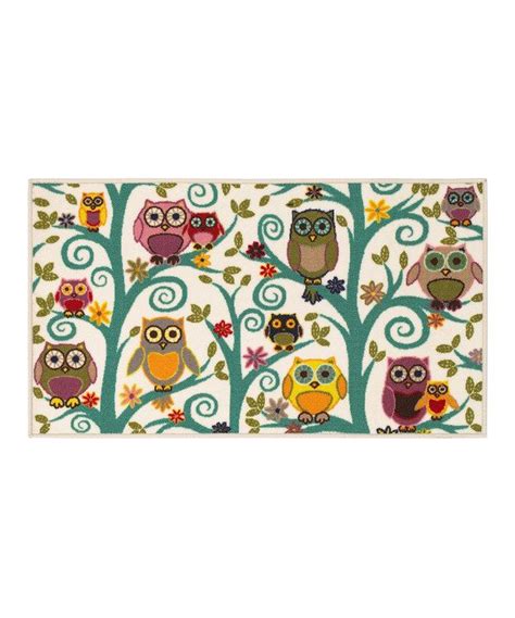 Take A Look At This Ivory Owls And Flowers Rug On Zulily Today Owl