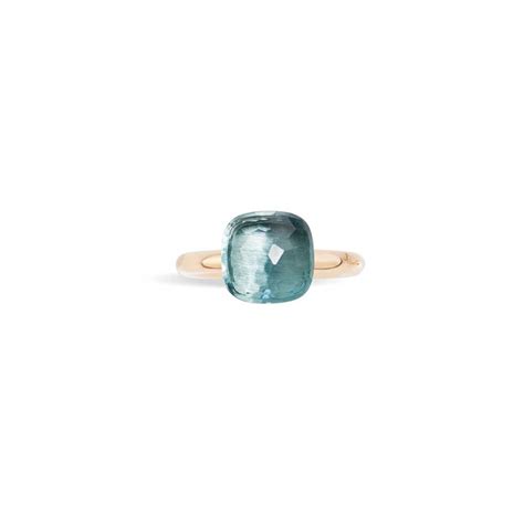 Lo Smeraldo POMELLATO Nude Ring With Blue Topaz