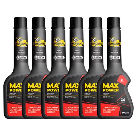 Aditivos Para Combustível Bardahl Max Power 200ml 6 Unidades Shopee