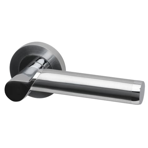 Intelligent Hardware Enterprise Lever On Round Rose Polished Chrome