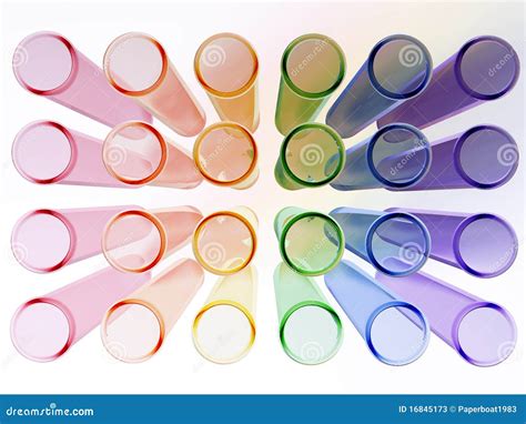 Multi Colour Test Tubes Stock Illustration Illustration Of Research