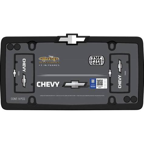 Chevrolet Chevy Licensed Plate Frame With Fastener Caps 10450 Blain S Farm And Fleet