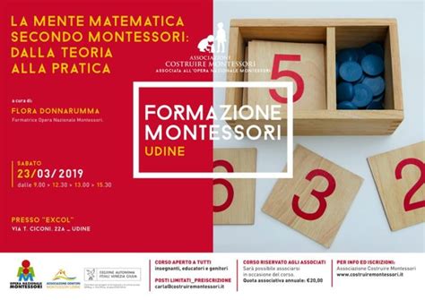 La Mente Matematica Secondo Maria Montessori Dalla Teoria Alla Pratica