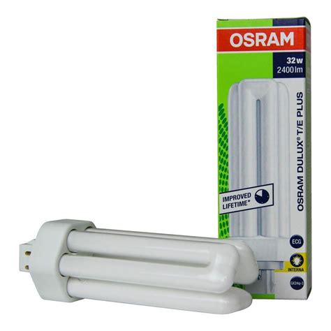 Osram 32 Watt Compact Fluorescent Light Dulux T E Plus Lamp GX24q 3