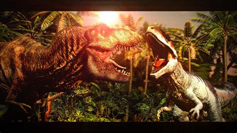 Rexy Jp Vs Giganotosaurus Tlw By Trex096 On Deviantart