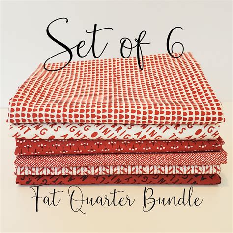 Red Barn Christmas Fat Quarter Bundle Of 6 By Sweetwater Fabrics