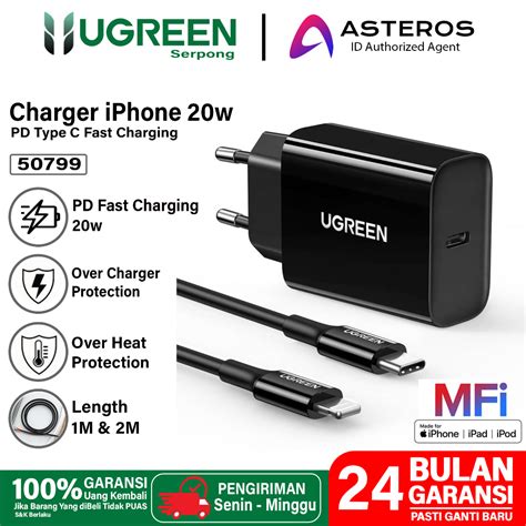 Jual UGREEN Charger IPhone MFi USB C To Lightning Original Fast