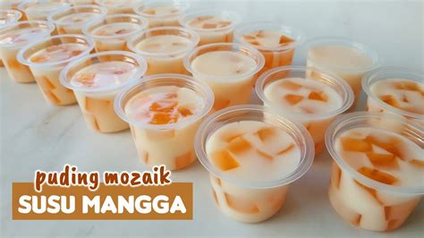 MODAL 1 BUNGKUS NUTRIJELL MANGGA JADI 23 CUP PUDING SUSU YouTube